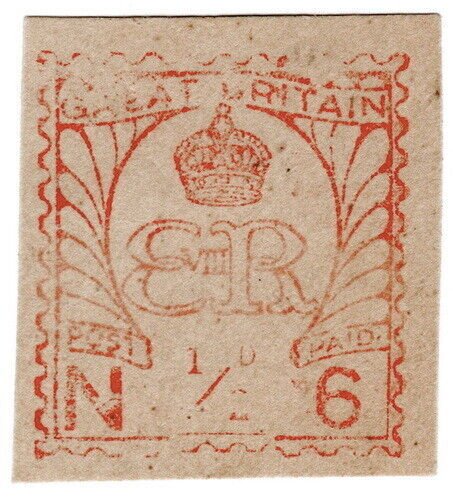 (I.B) Edward VIII Postal : Meter Mark ½d (Die N6)