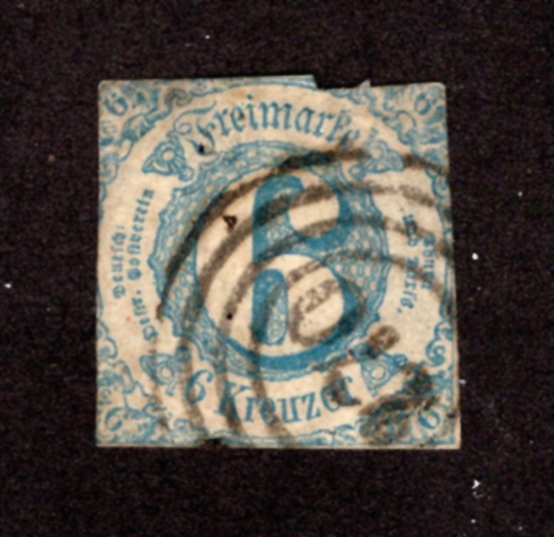 THURN & TAXIS #54 Used *Minor Fault* ~jm-3296