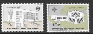 CYPRUS SG704/5 1987 EUROPA MNH