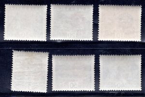 AUSTRIA 1931 ROTARY CONVENTION SET Sc. #B87-B92 MINT NEVER HINGED