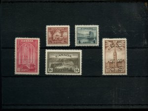 ?Nice lot 1930's 40's all MNH War issue etc. Cat $58 mint Canada