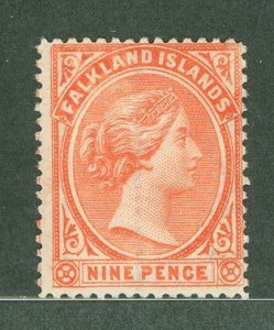 Falkland Islands #17 Unused Single (Queen)