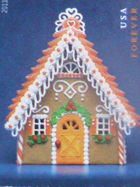 ​UNITED STATES-2013-SC#4820a CHRISTMAS GINGER BREAD HOUSES-BOOKLET OF 20 MNH