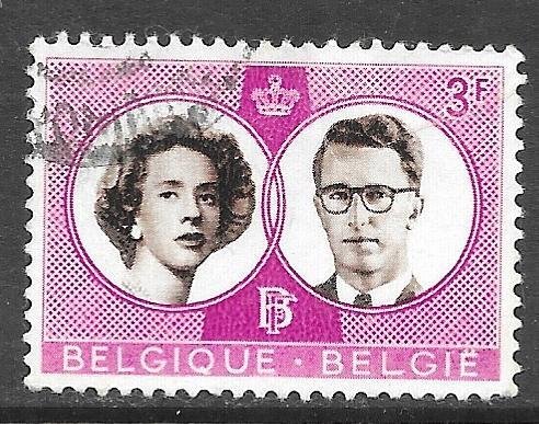 Belgium 561: 3f King Baudouin, Dona Fabiola de Mora y Aragon, used, F-VF