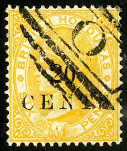 British Honduras Stamps # 24 Used XF Scott Value $47.50