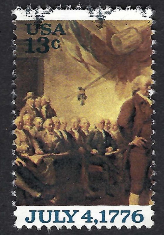 United States #1692 13¢ Signing of the Declaration of Independence. Used.