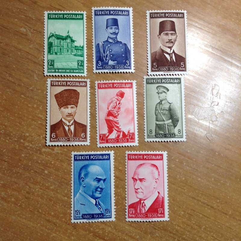 Turkey  # 833-40  MH