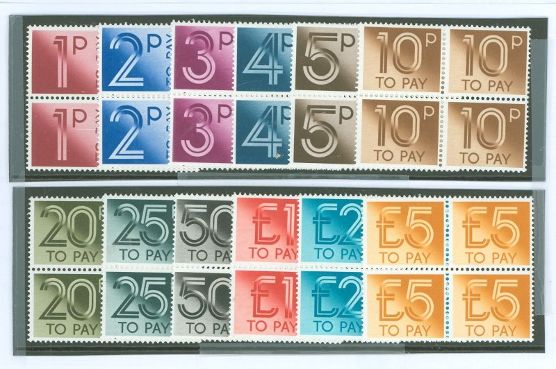 Great Britain #J92-J103 Mint (NH)