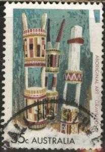 Australia Scott 507 Used  Gravepost stamp 1971