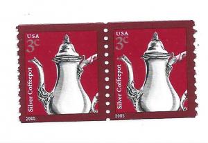 Scott # 3759  MNH unused coil  pair