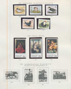 Australia 1976/80 Cricket $10 Airs Birds Art Ships Trains Dogs MNH(a95)F$40+AB03