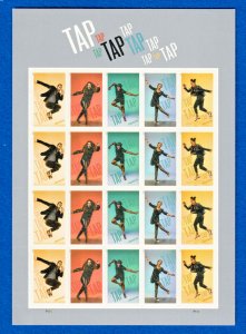 5609-13 Tap Dance Sheet  55¢ Forever  Face $8.80 MNH  2012