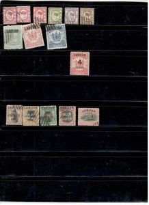 LABUAN COLLECTION ON STOCK SHEET, MINT/USED