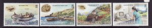 Pitcairn Is.-Sc#524-7-Unused NH set-Old & Modern Picturers-2000- please note tha