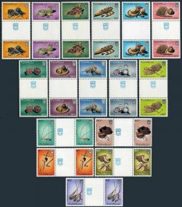 Tuvalu 183-195/A gutter pairs,MNH.Michel 173-185,221-223. Handicrafts 1983-1984.