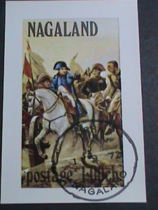NAGALAND-1972-FRANCE IN WARS -IMPERF-CTO S/S-VERY FINE WE SHIP TO WORLD WIDE