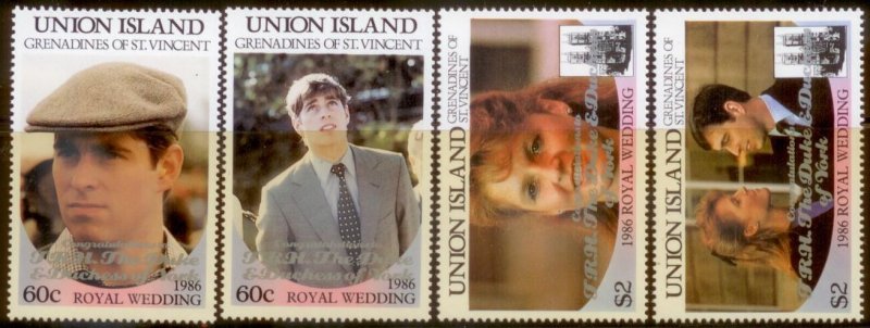 St. Vincent Union Island 1986 SC# 232-5 MNH  L88