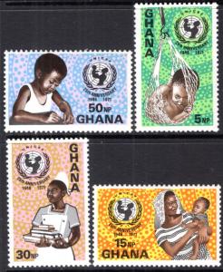 Ghana 436-439 UNICEF MNH VF