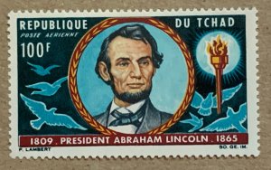 Chad 1965 Abraham Lincoln, MNH.  Scott C22, CV $2.00