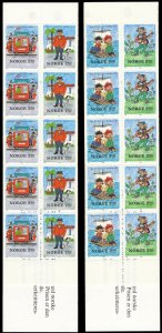 Norway 1984 - CARTOONS  - MNH Bklts  # 851a-853a