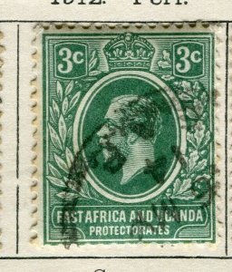 BRITISH KUT; 1912 early GV issue fine used 3c. value