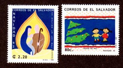  El Salvador 1335-1336 Mint NH Christmas!