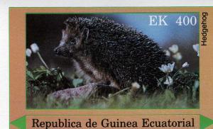 Equatorial Guinea 1977 HEDGEHOG s/s Imperforated Mint (NH)