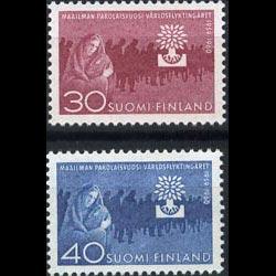 FINLAND 1960 - Scott# 368-9 Refugee Set of 2 NH