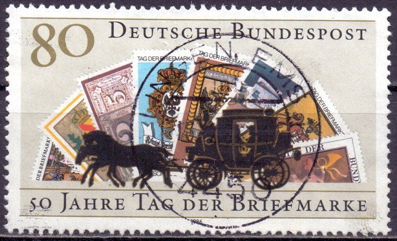 Germany. 1986. 1300. Stamp day. USED.