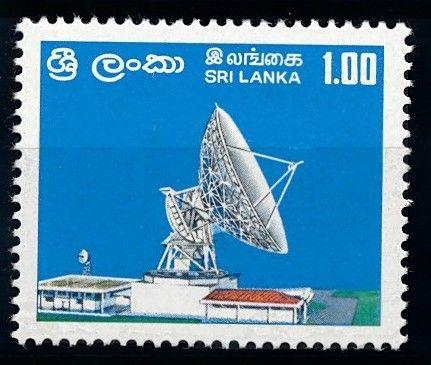 [65120] Sri Lanka 1976 Space Travel Weltraum Satellite Earth Station  MNH