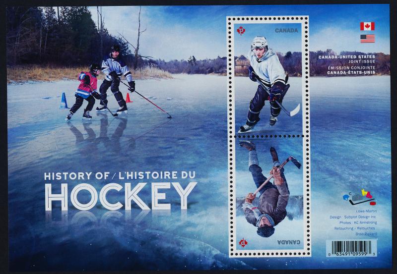 Canada 3039 MNH History of Hockey, Sports