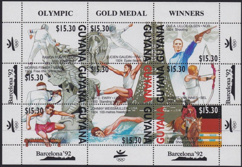 2390-93 Olympics SS MNH