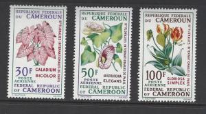 Cameroun 1969 Flowers Plants VF MNH (C119-21)