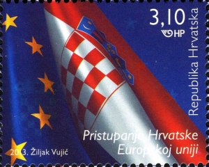 Croatia 2013 MNH Stamps Scott 873 European Union Flags