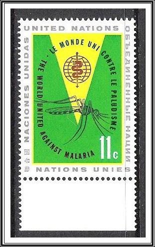 UN New York #103 Malaria Issue MNH