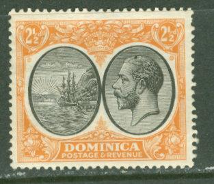 Dominica # 71  2½d. George V - 1923  (1) VF Unused VLH