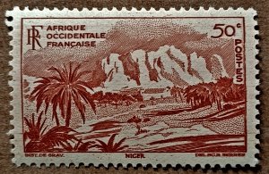 French West Africa #39 50c Oasis of Bilma, Niger MNH (1947)