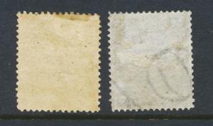 RHODESIA 1896, 6d BOTH SHADES, VF LH OG SG#2/3 (SEE BELOW)