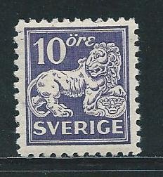 Sweden 128 1920-6 Lion MNH