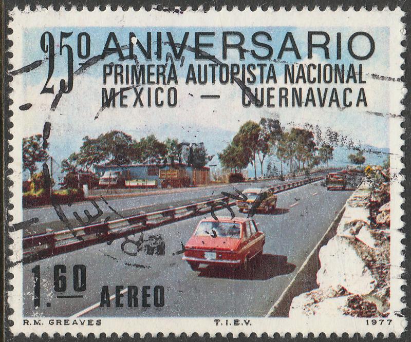 MEXICO C544 25th Anniversary of 1st National SuperHighway USED (830)