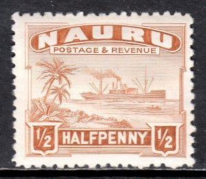 Nauru - Scott #17a - Glazed white paper, P11 - MH - SCV $4.75