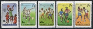 SOLOMON ISLANDS SG439/43 1981 MINI SOUTH PACIFIC GAMES MNH