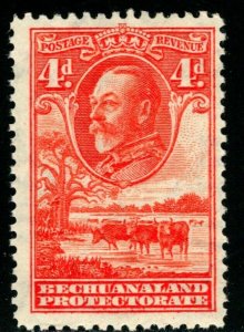 ES-1250 BECHUANALAND PROTECTORATE 1932 KGV SCOTT 109 4d ORANGE MNH $8.50