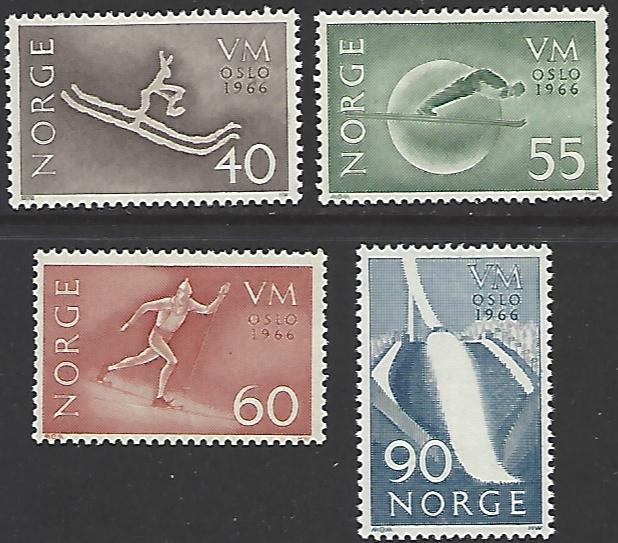 Norway #486-489 MNH Set of 4 cv $6.50