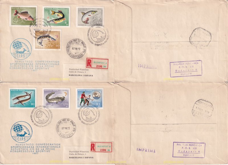 740083 MNH HUNGRIA 1967 14 CONGRESO DE LA CONFEDERACION INTERNACIONAL DE LA P...