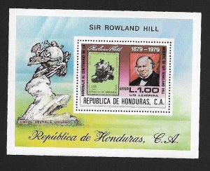 MNH 1980 Honduras UPU Sir Rowland Hill Souvenir Mini Sheet Scott# C694 Stamp