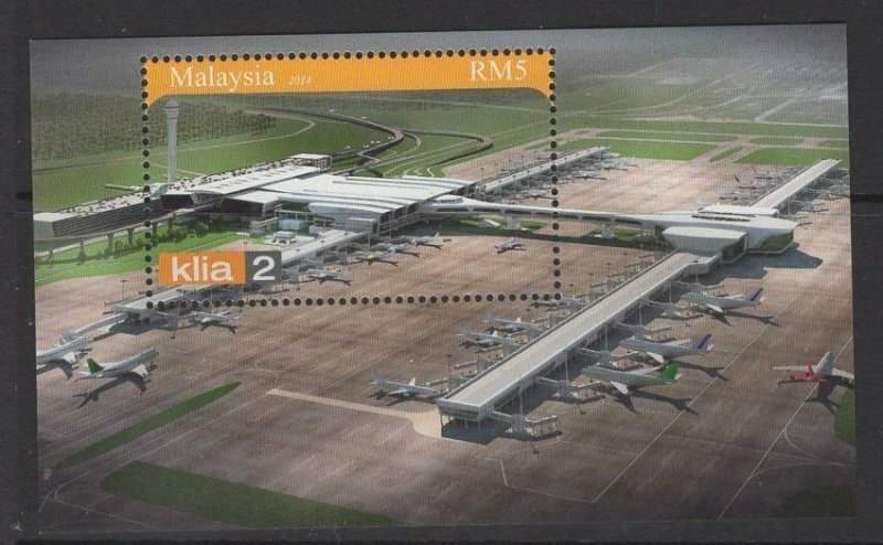 MALAYSIA SGMS2027 2014 KLIA2 KUALA LUMPUR INTERNATIONAL AIRPORT 2 MNH