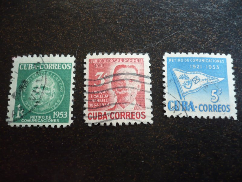 Stamps - Cuba - Scott# 514-518,C92-C95,E19 - Used Set of 10 Stamps