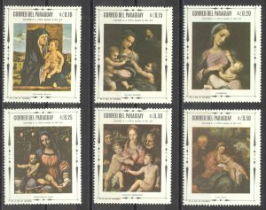 Paraguay Sc# 1070-1078 MNH 1968 Christmas