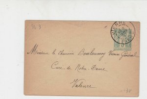 France 1897 VienneCancel 19th Century Military Correspondance Stamp Cover  31280